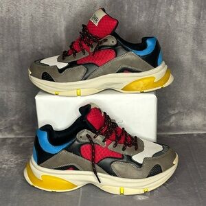 🔥🔥🔥 SNKR Project Park Avenue Shoes Sneakers Red Gray Blue Size: 9🔥🔥🔥